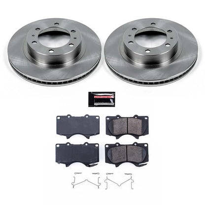 PowerStop Z17 Replacement Brake Pad & Rotor Kit Front KOE137 - style: Stock Replacement