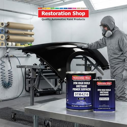 1.25 Gallon 2K High Build Primer Automotive Paint Kit - 1 Gal. Black - color: Black, size: 128 Fl Oz (Pack of 1)