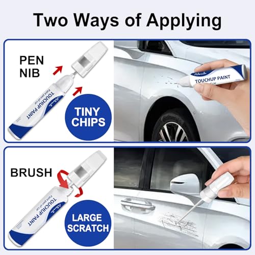 Oxford White YZ/Z1 Touch Up Paint for Ford OEM Color Match Car Paint Pen - color: Oxford White(Z1)