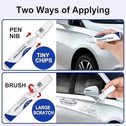Platinum White Pearl NH-883P Touch Up Paint for Honda OEM Color Match - color: Platinum White Pearl(NH-883P)