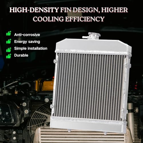 Aluminum 2 Row Radiator Compatible with Artic Cat Prowler 550, 700 TRV 700 550 450 0413205 All Aluminum Core Radiator
