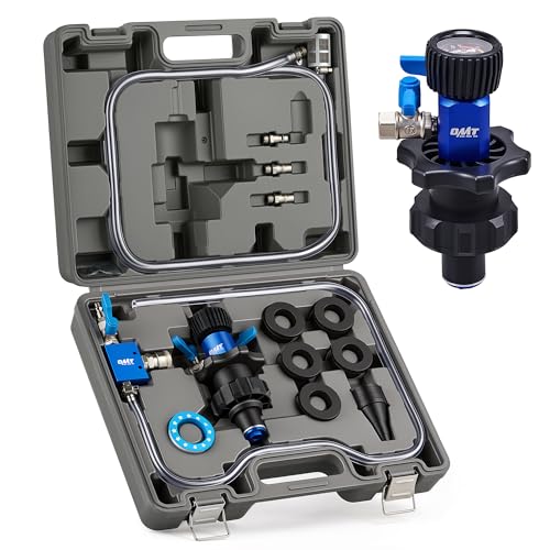 OMT Coolant Vacuum Refill Kit, Radiator Fill Tool With Dual-Movement Gauge - color: Gray