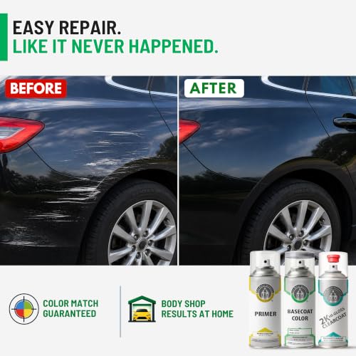 ERA Paints - PQ7/TQ7 - Gunmetal Pearl for JEEP Exact OEM Color Match Automotive Touch Up Paint for Cars - Spray Paint with Premium Spray Nozzle - Pro Kit - Made in USA - style: Spray - Pro Kit