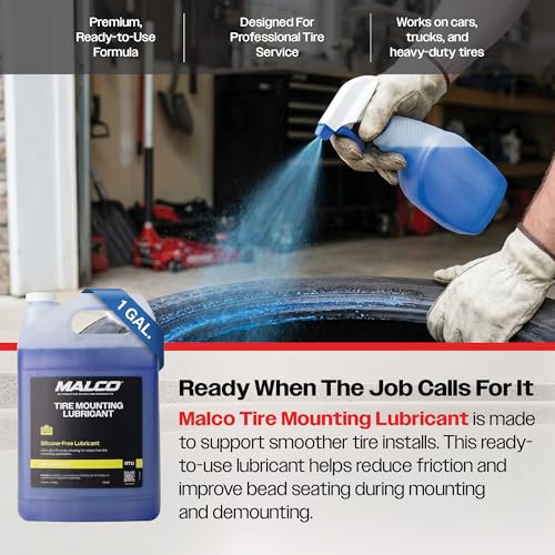 Malco Tire Mounting and Demounting Lubricant with Applicator, 1 Gallon