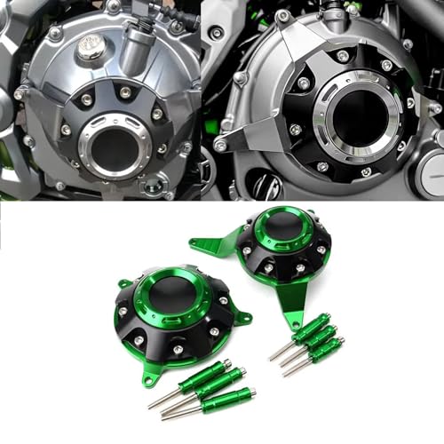 for Z900 Z900SE z900 z900se 2026 2025 2024 2023-2017 New Accessories Motorcycle Anti-Fall Protection Engine Protective Cover Fairing Plate Slider Anti-Collision Pad(Green) - color: green