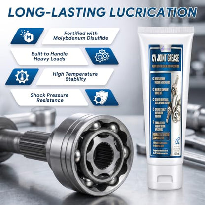 2 Pack CV Joint Grease, 3.38oz Each, Constant Velocity Grease
