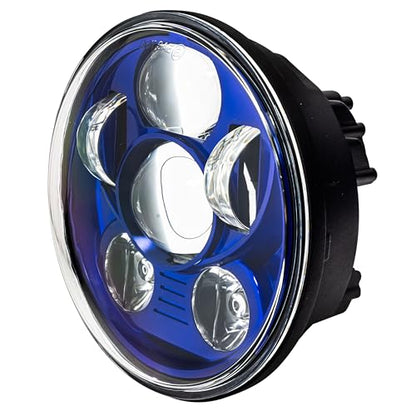 Eagle Lights 5.75 inch Generation III Headlight Kit with Bracket and Hardware Replacement for Honda VTX 1300 & 1800 (Blue) - color: Blue Generation III
