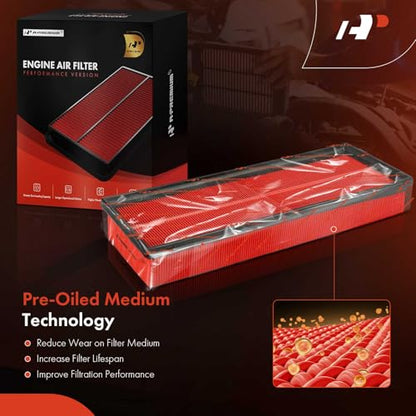 A-Premium 2-PC High-performance Pre-oiled Engine Air Filter