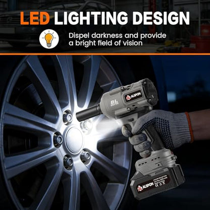 Cordless Impact Wrench 1/2 Inch, 1700N.m (1250 Ft-lbs) Torque