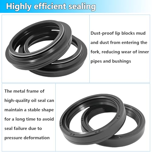 49mm Front Fork Seal Bushing Kit for Dyna Street Bob Super Glide Low Rider