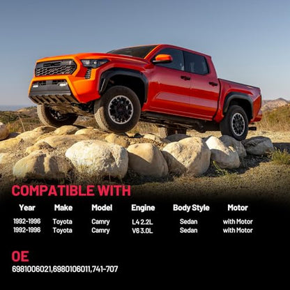 BDFHYK 741-707 Power Window Regulator with Motor Front Right Compatible with Toyota Camry 1992-1996 - size: Front Right, style: 1992-1996 Toyota Camry