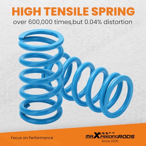 maXpeedingrods Coilover for Subaru Legacy 2015-2019, for Subaru Outback 2015-2019, 24 Levels Damper Adjustable Coilovers Suspension Kit Strut, Height Adjustable T6 Upgraded Lowering Kits Blue