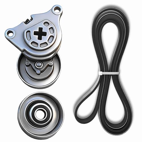 Serpentine Belt Kit With Tensioner And Idler Pulley For Subaru Outback - size: For Outback 3.0L (2001-2004)