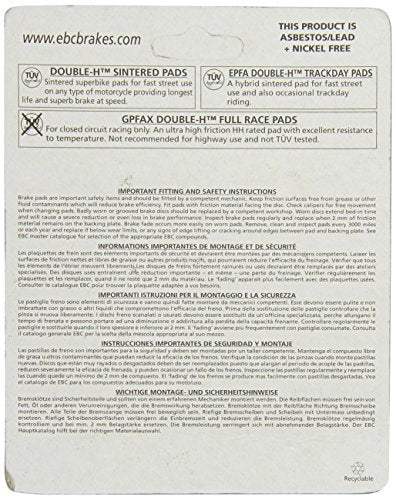 EBC Brakes FA252HH Disc Brake Pad Set