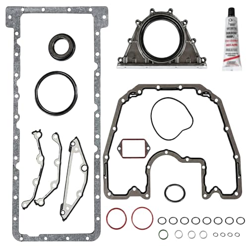 PartsFlow Oil Pan Gasket Set 4.0L 4.8L 4.4L - color: 08-34067-01 CS54813 OS32398