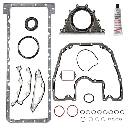 PartsFlow Oil Pan Gasket Set 4.0L 4.8L 4.4L - color: 08-34067-01 CS54813 OS32398