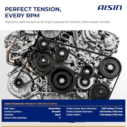 AISIN AFTERMARKET BTH-00006 Belt Tensioner w/Pulley Assembly