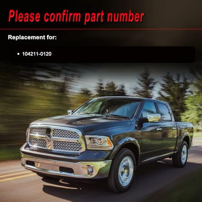 Alternator compatible for 2014-18 Ram 1500, 2019 Ram 1500 Classic - size: 2014-2018 Ram 1500