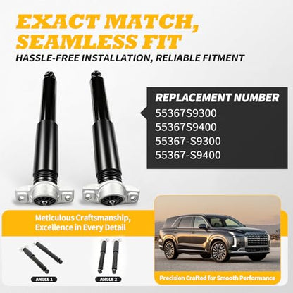 2PCS Rear Shock Absorber Struts Fit Palisade 3.8L V6 20-22