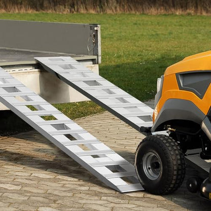 VEVOR Loading Ramps, 2 Pcs 72 x 15 in, Durable Aluminum and Heavy-Duty Trailer Ramp Set with Anti-Slip Plates, 6000 Lbs Combined Capacity, for Carts, Farm Tractors, ATVs, Lawn Mowers, Motorcycles - size: 6000 lbs