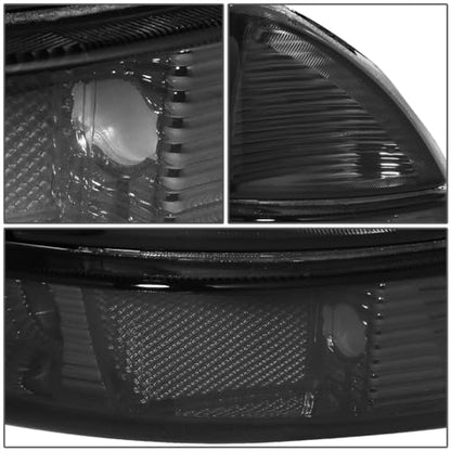 Headlight Assembly Compatible with Dodge Dakota 1997-2004 Compatible with Durango 1998-2004 Left Right Headlamp Set Clear Corner 55055110AF 55055110AH 55055111AG 55055111AH