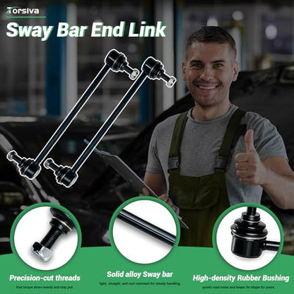 2PCS Front Stabilizer Sway Bar End Links Fit for Dodge 2013 2014 2015 2016 Dart, for Chrysler 2015 2016 2017 200 C w/FWD, 2015-2017 200 Limited w/FWD, 2015-2017 200 LX w/FWD #OE ‎‎K750691 - size: K750691 X2