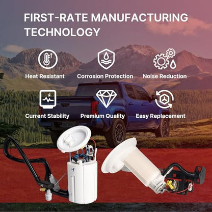 Fuel Pump Module Assembly w/Fuel Filter Compatible with BMW E60