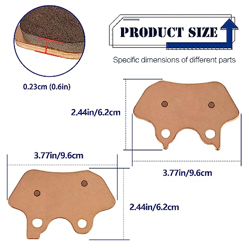 Sintered Brake Pads for Harley Davidson Softail FLSTCI - style: Sintered Metal