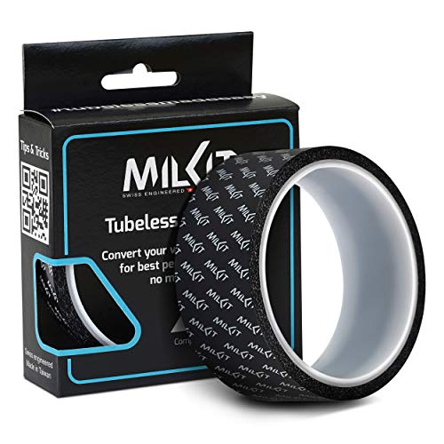 milKit Tubeless Rim Tape - 11yd (10m) Rim Strip Roll - Extra Strong Bicycle Rim Tape 21mm -25mm - 29mm - 32mm Available Widths (25mm) - size: 25mm / 10m
