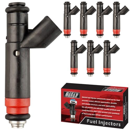 Set of 8 Fuel Injectors FJ475 53032145AA FI11352S Replacement - size: FJ475
