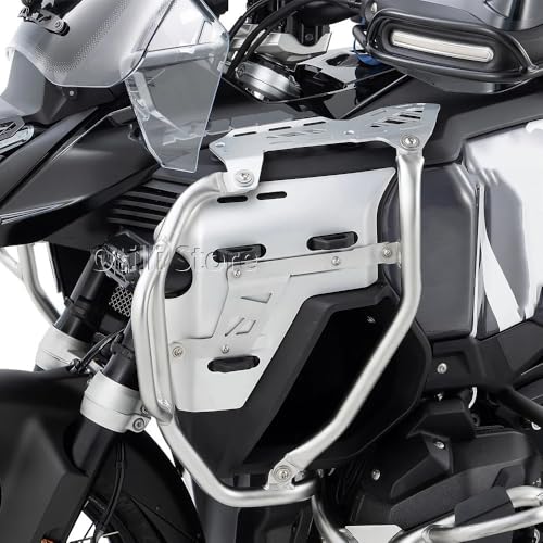Motorcycle Tank Bar Guard Fit for BMW R1300GS ADV R 1300 GS Adventure Highway Crash Bar Fairing Frame Protection Bumper Engine Tank Guard Protector (Silver) - color: Silver