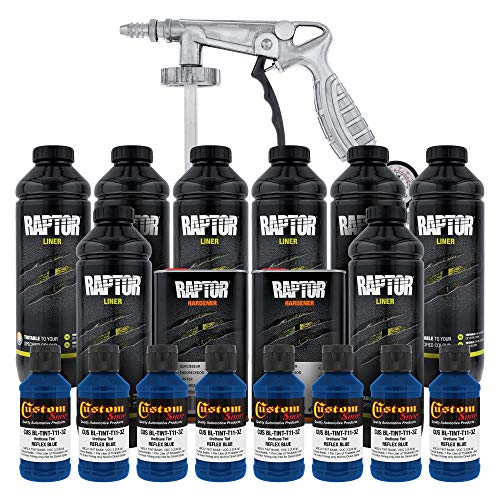 Custom Shop Reflex Blue Urethane Spray-On Truck Bed Liner Kit, 2 Gallons