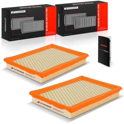 A-Premium 2-PC Engine Air Filter Compatible with Nissan & Infinit Models