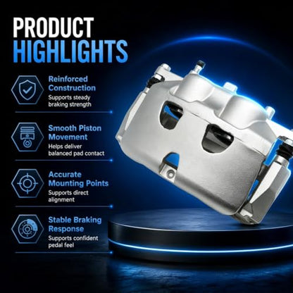 Front Left Brake Caliper Compatible with F Series 150 2010-2011 - size: left