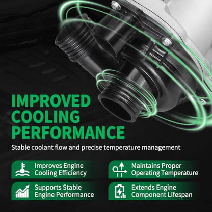Electric Engine Water Pump for BMW 135i 335i 535i 640i 740i X3 X4 X5 Z4 - size: 11517588885