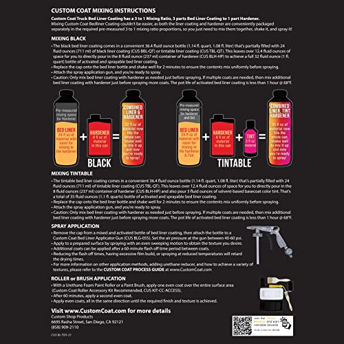 Custom Coat Safety Yellow 1.5 Gallon (6 Quart) Urethane Spray-On Truck Bed