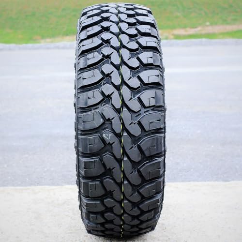 Set of 4 (FOUR) Forceum M/T 08 Plus Mud Off-Road Light Truck Radial Tires-LT235/70R16 235/70/16 235/70-16 104/101Q Load Range C LRC 6-Ply BSW Black Side Wall