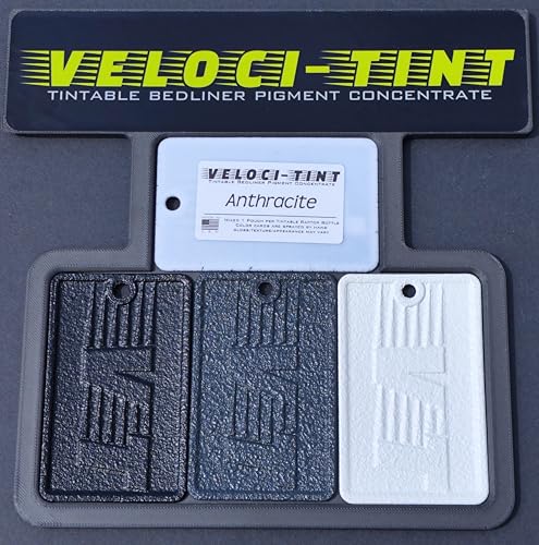 VelociTint Bedliner Pigment Concentrate 2oz Pouch for 2K Urethane Tintable Bed Liner 200+ Colors Available (Anthracite) - color: Anthracite