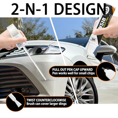 Car Touch up Paint(3U5 Supersonic Red) Compatible with Toyota, Car Paint Pen Scratch Repair Two-In-One Touch Up Paint, Premium Car Scratch Remover for Deep Scratches - color: Supersonic Red(3U5) for 2024 RAV4 Prime/2025 Camry/2024 Camry Hybrid/ 2024 Tacom
