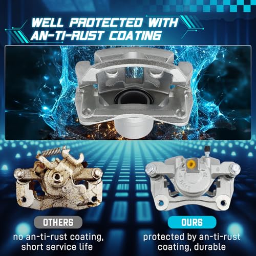 IRONTEK 19B2049 Front Right Passenger Side Brake Caliper - color: Right