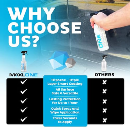 MAXL MAXLONE™ Car Spray with Triphene® All Purpose Waterless Detailer 20 oz - style: 1 Bottle