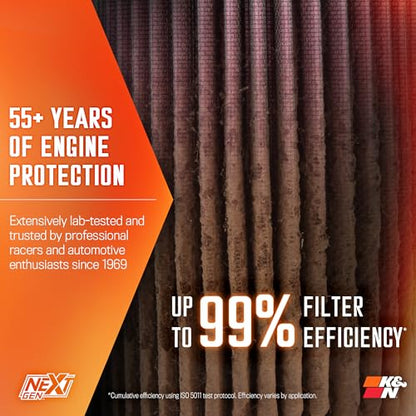 K&N NextGen Cold Air Intake System: High-Flow Cotton Filter: Compatible with 2011-2026 DODGE/JEEP: Durango, Grand Cherokee, 50-1563 - style: NextGen