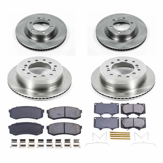 PowerStop Z17 Replacement Brake Pad & Rotor Kit Front & Rear KOE5874 - style: Stock Replacement