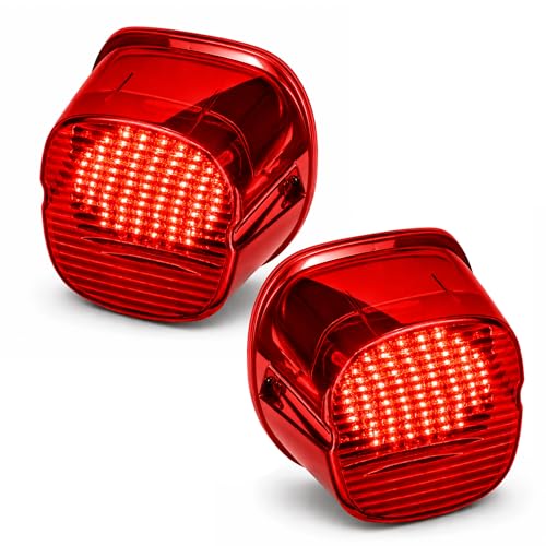 Eagle Lights Flashing Strobe LED Tail Brake Light Kit for Harley Davidson Tri Glide Models - color: Trike - Tri Glide Kit (Red)