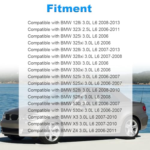 Belt Tensioner Assembly Compatible with BMW 128i 323i 325i 325xi 530i - size: 11288620022