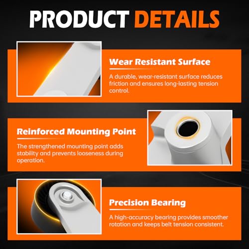 GAHA 166200w093 Belt Tensioner Pulley Assembly for Toyota Corolla 1998-2008 - size: 38286