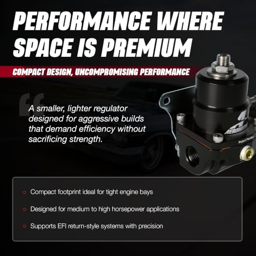 Aeromotive A1000 Gen-II EFI Fuel Pressure Regulator - Adjustable - 13139