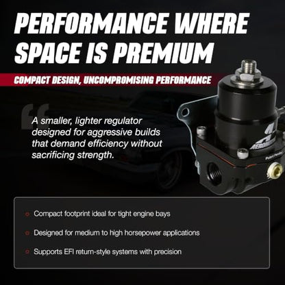 Aeromotive A1000 Gen-II EFI Fuel Pressure Regulator - Adjustable - 13139