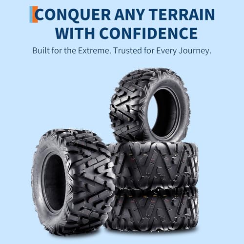 GarveeTech Set of 2-25x10x12 ATV UTV Tires - size: 25x10-12, style: Pattern 518