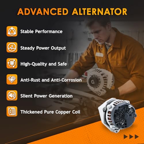 DynaVim Parts New Alternator Fit for 07-14 Cadillac Escalade 6.0 6.2 - size: 8301N
